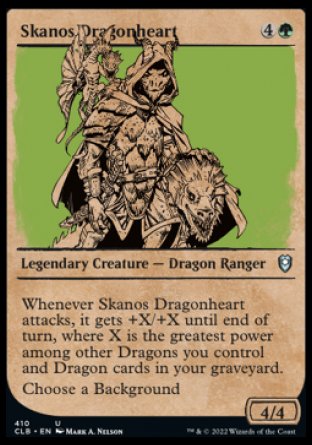 Skanos Dragonheart (Showcase) [Commander Legends: Battle for Baldur's Gate] | Play N Trade Winnipeg