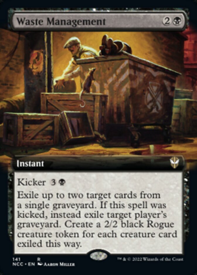 Waste Management (Extended Art) [Streets of New Capenna Commander] | Play N Trade Winnipeg