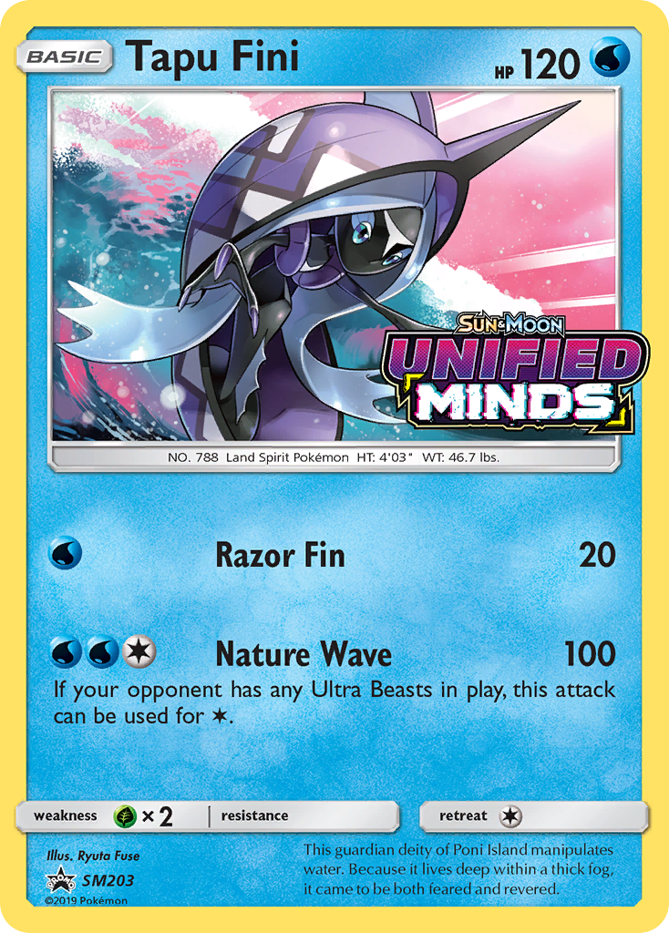 Tapu Fini (SM203) [Sun & Moon: Black Star Promos] | Play N Trade Winnipeg