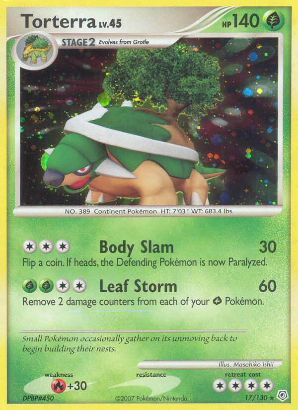 Torterra (17/130) [Diamond & Pearl: Base Set] | Play N Trade Winnipeg