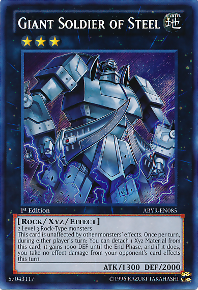 Giant Soldier of Steel [ABYR-EN085] Secret Rare | Play N Trade Winnipeg