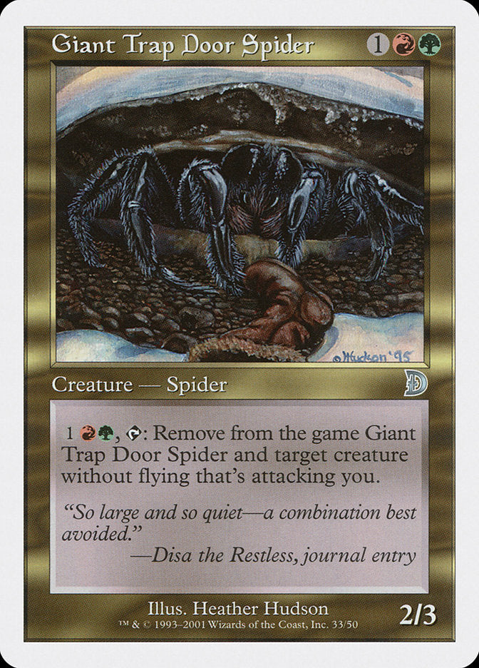 Giant Trap Door Spider [Deckmasters] | Play N Trade Winnipeg