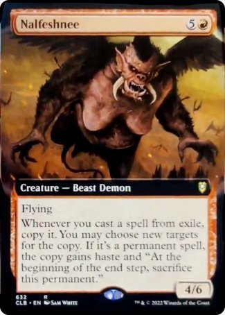 Nalfeshnee (Extended Art) [Commander Legends: Battle for Baldur's Gate] | Play N Trade Winnipeg
