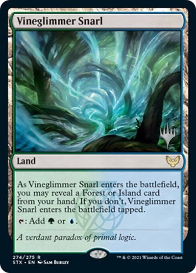 Vineglimmer Snarl (Promo Pack) [Strixhaven: School of Mages Promos] | Play N Trade Winnipeg