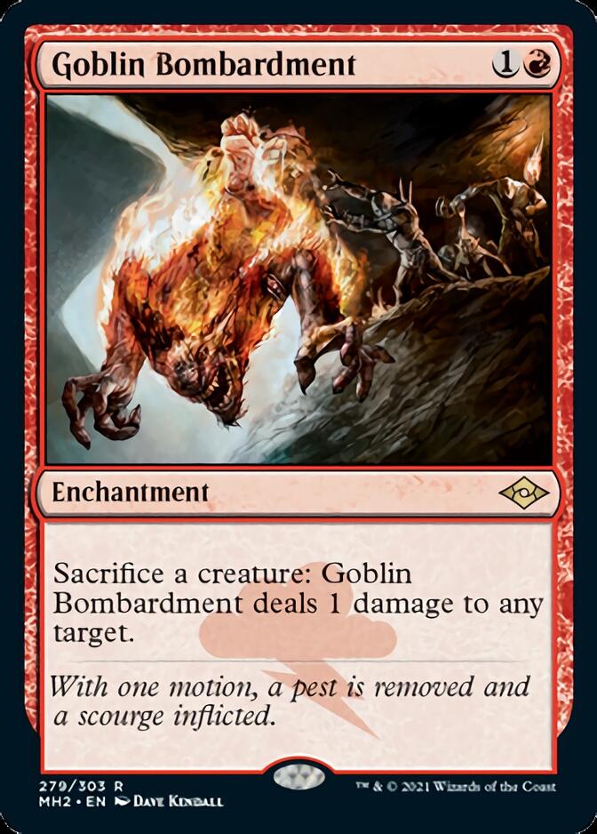 Goblin Bombardment (Foil Etched) [Modern Horizons 2] | Play N Trade Winnipeg