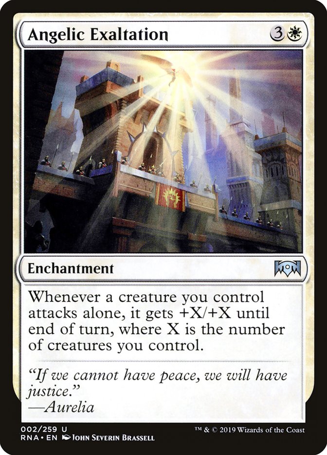 Angelic Exaltation [Ravnica Allegiance] | Play N Trade Winnipeg