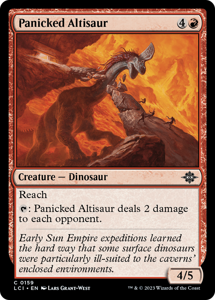 Panicked Altisaur [The Lost Caverns of Ixalan] | Play N Trade Winnipeg