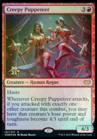 Creepy Puppeteer [Innistrad: Crimson Vow Prerelease Promos] | Play N Trade Winnipeg