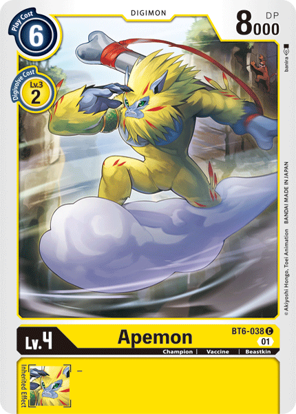 Apemon [BT6-038] [Double Diamond] | Play N Trade Winnipeg