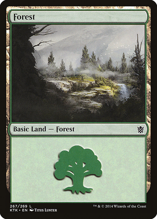 Forest (267) [Khans of Tarkir] | Play N Trade Winnipeg