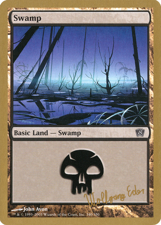 Swamp (we340) (Wolfgang Eder) [World Championship Decks 2003] | Play N Trade Winnipeg