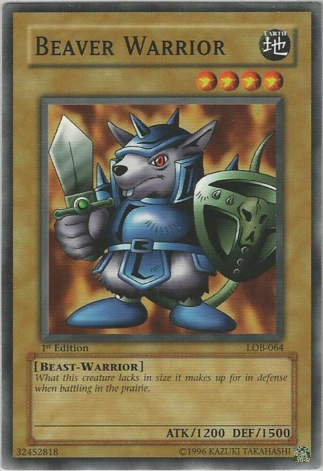 Beaver Warrior [LOB-064] Common | Play N Trade Winnipeg