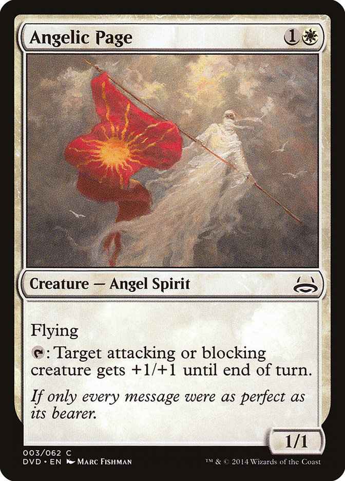 Angelic Page (Divine vs. Demonic) [Duel Decks Anthology] | Play N Trade Winnipeg