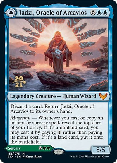 Jadzi, Oracle of Arcavios // Journey to the Oracle [Strixhaven: School of Mages Prerelease Promos] | Play N Trade Winnipeg