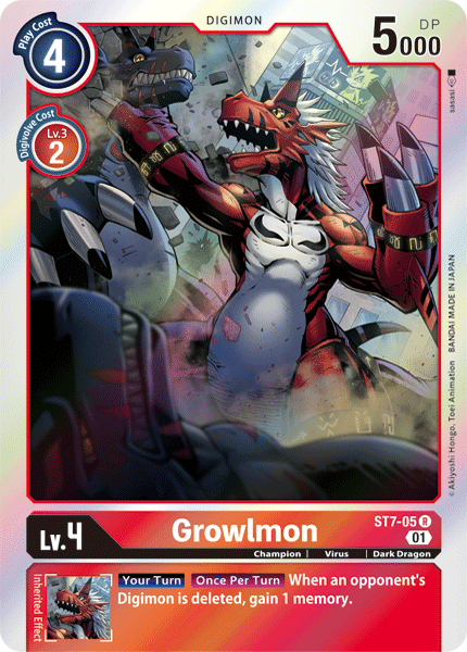 Growlmon [ST7-05] [Starter Deck: Gallantmon] | Play N Trade Winnipeg