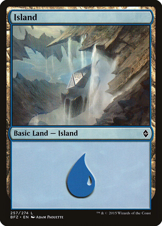 Island (257a) [Battle for Zendikar] | Play N Trade Winnipeg