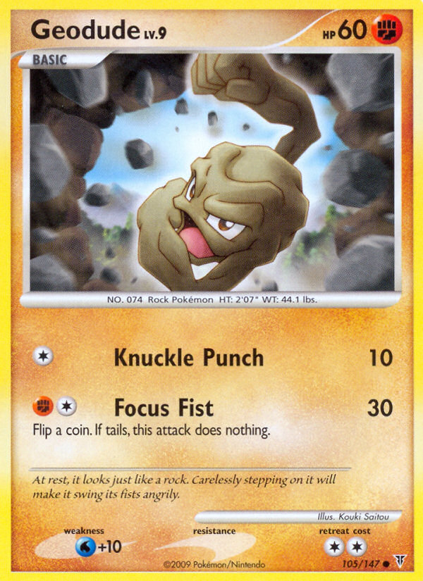 Geodude (105/147) [Platinum: Supreme Victors] | Play N Trade Winnipeg