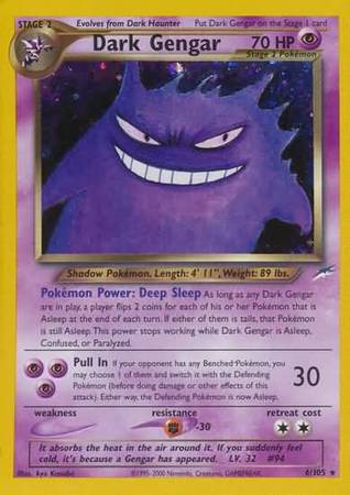 Dark Gengar (6/105) [Neo Destiny Unlimited] | Play N Trade Winnipeg