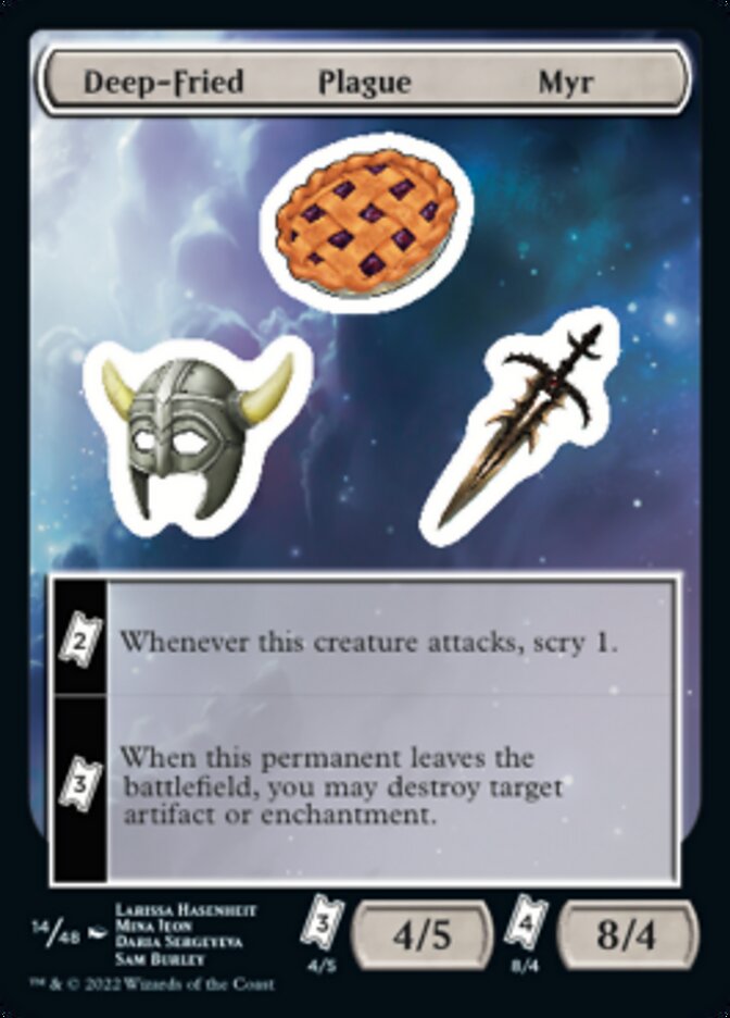 Deep-Fried Plague Myr [Unfinity Stickers] | Play N Trade Winnipeg