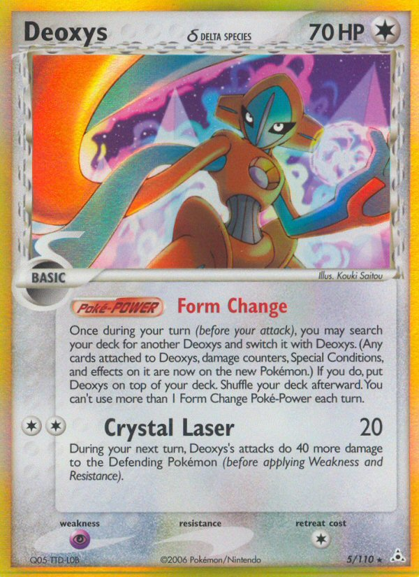 Deoxys (5/110) (Delta Species) [EX: Holon Phantoms] | Play N Trade Winnipeg