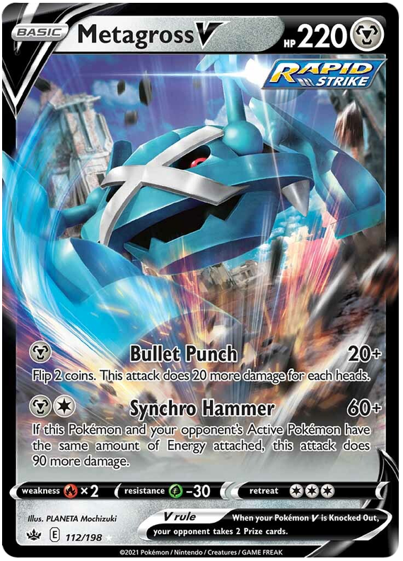 Metagross V (112/198) [Sword & Shield: Chilling Reign] | Play N Trade Winnipeg