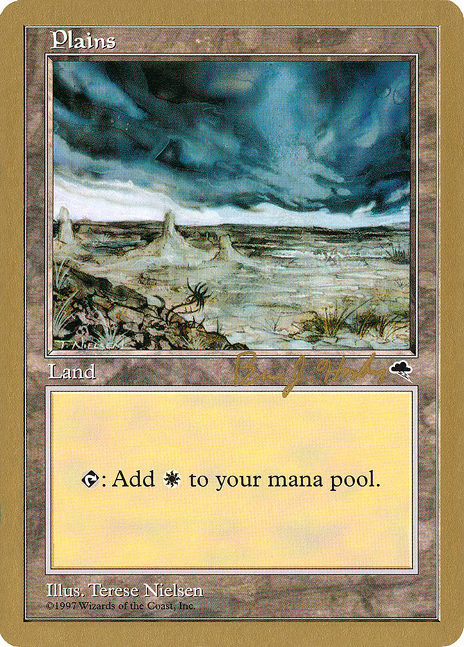 Plains (bh334) (Brian Hacker) [World Championship Decks 1998] | Play N Trade Winnipeg