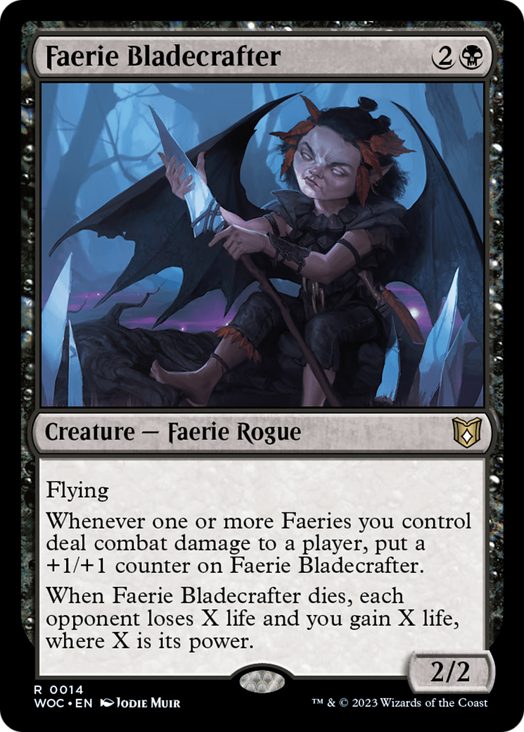 Faerie Bladecrafter [Wilds of Eldraine Commander] | Play N Trade Winnipeg