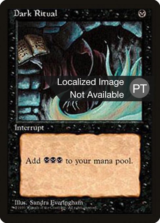 Dark Ritual [Fourth Edition (Foreign Black Border)] | Play N Trade Winnipeg