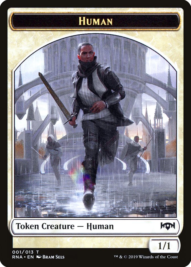 Human [Ravnica Allegiance Tokens] | Play N Trade Winnipeg