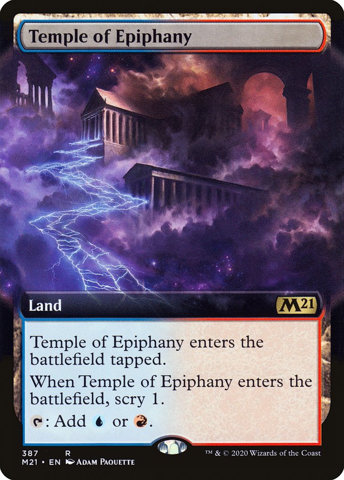 Temple of Epiphany (Extended) [Core Set 2021] | Play N Trade Winnipeg