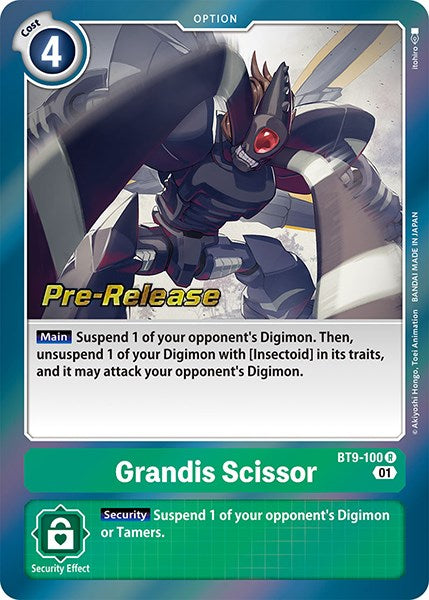 Grandis Scissor [BT9-100] [X Record Pre-Release Promos] | Play N Trade Winnipeg