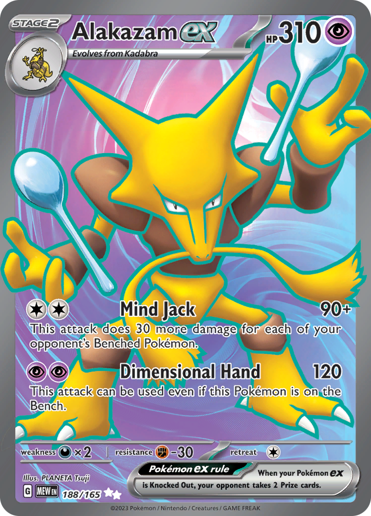 Alakazam ex (188/165) [Scarlet & Violet: 151] | Play N Trade Winnipeg