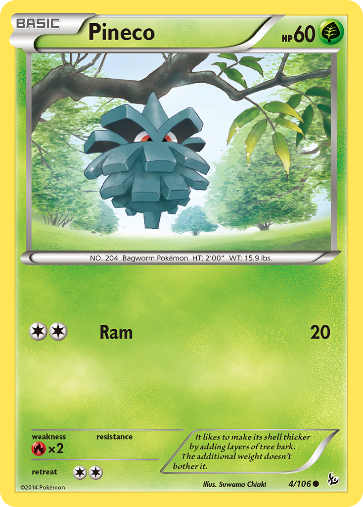 Pineco (4/106) [XY: Flashfire] | Play N Trade Winnipeg