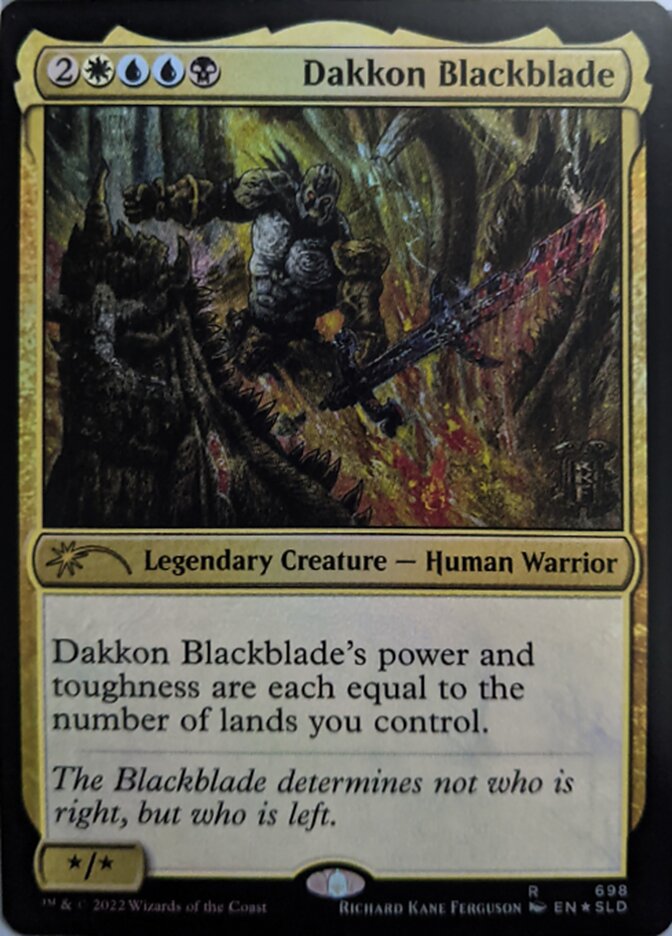 Dakkon Blackblade [Secret Lair Drop Promos] | Play N Trade Winnipeg