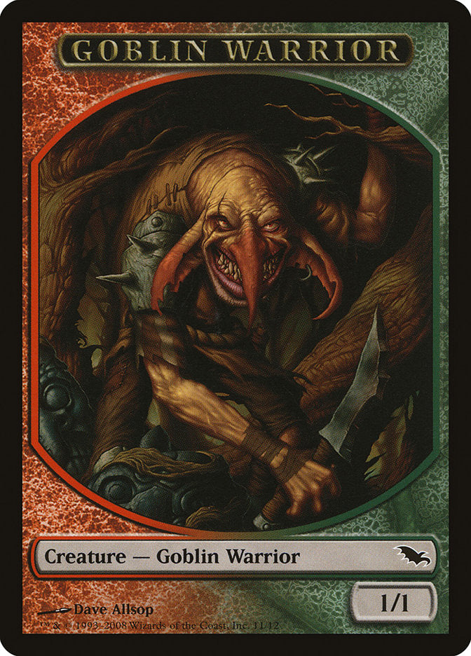 Goblin Warrior [Shadowmoor Tokens] | Play N Trade Winnipeg