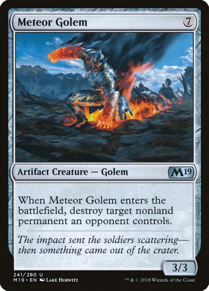 Meteor Golem [Core Set 2019] | Play N Trade Winnipeg