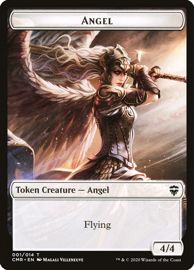 Angel // Spirit Token [Commander Legends Tokens] | Play N Trade Winnipeg