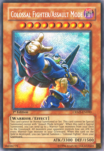 Colossal Fighter/Assault Mode [CRMS-EN000] Secret Rare | Play N Trade Winnipeg