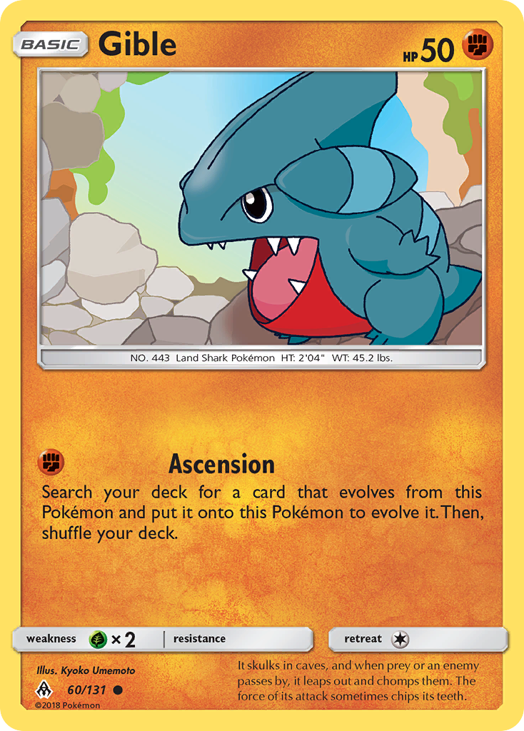 Gible (60/131) [Sun & Moon: Forbidden Light] | Play N Trade Winnipeg