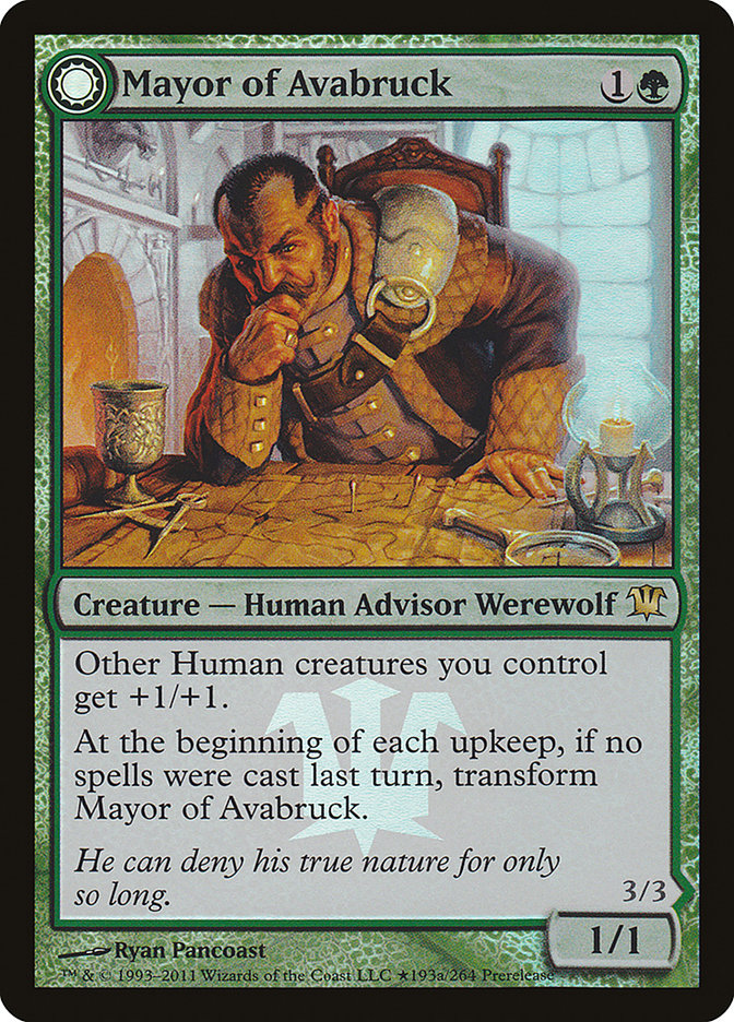 Mayor of Avabruck // Howlpack Alpha [Innistrad Prerelease Promos] | Play N Trade Winnipeg