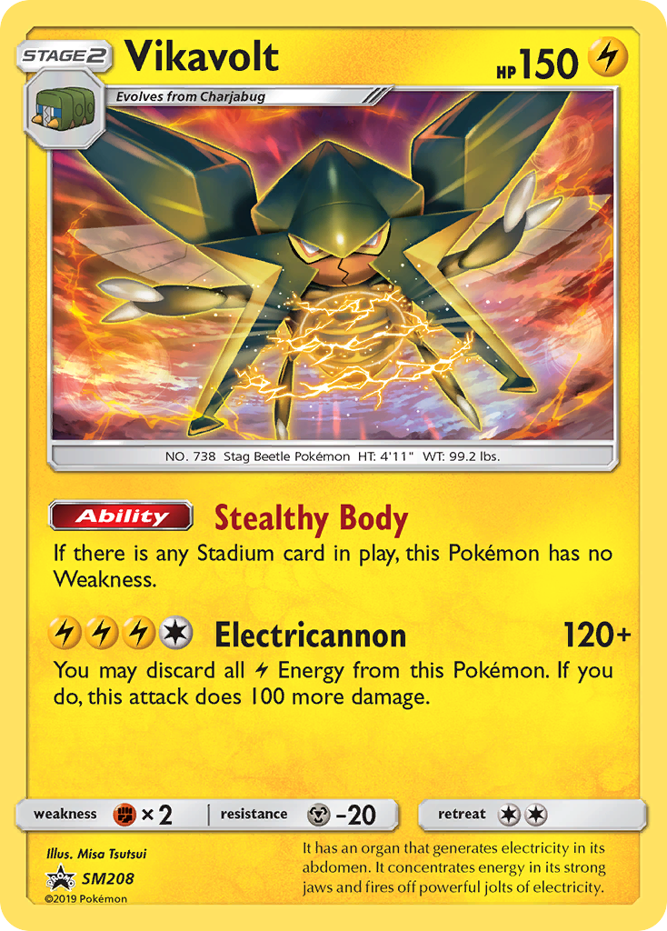 Vikavolt (SM208) [Sun & Moon: Black Star Promos] | Play N Trade Winnipeg