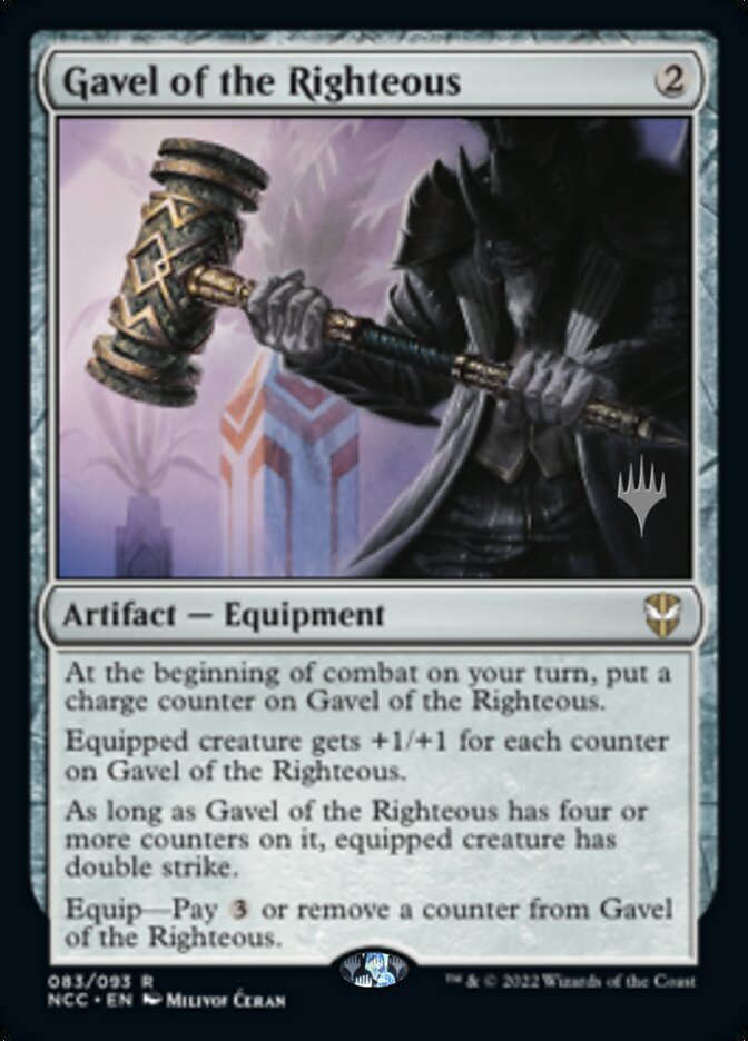 Gavel of the Righteous (Promo Pack) [Streets of New Capenna Commander Promos] | Play N Trade Winnipeg
