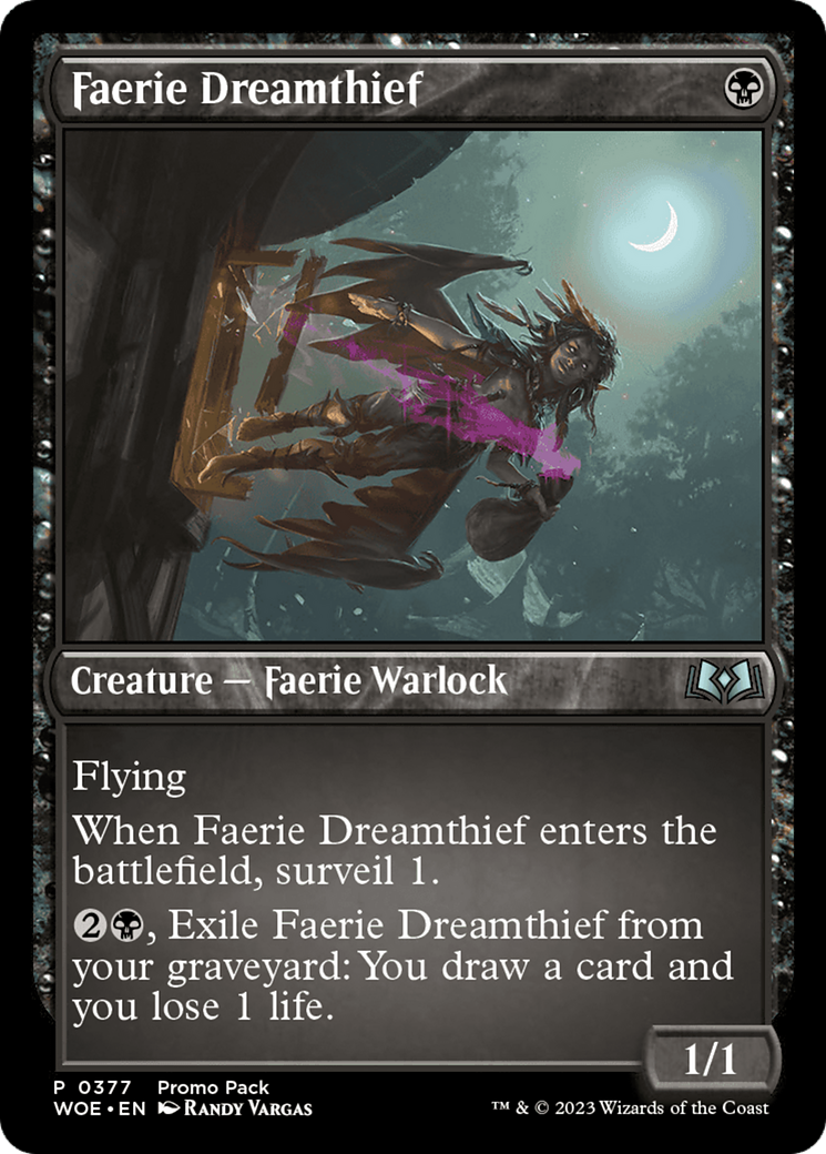 Faerie Dreamthief (Promo Pack) [Wilds of Eldraine Promos] | Play N Trade Winnipeg