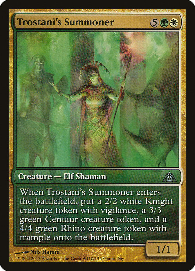 Trostani's Summoner (Game Day) [Dragon's Maze Promos] | Play N Trade Winnipeg