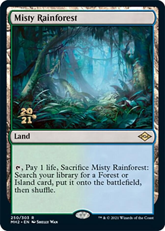 Misty Rainforest [Modern Horizons 2 Prerelease Promos] | Play N Trade Winnipeg