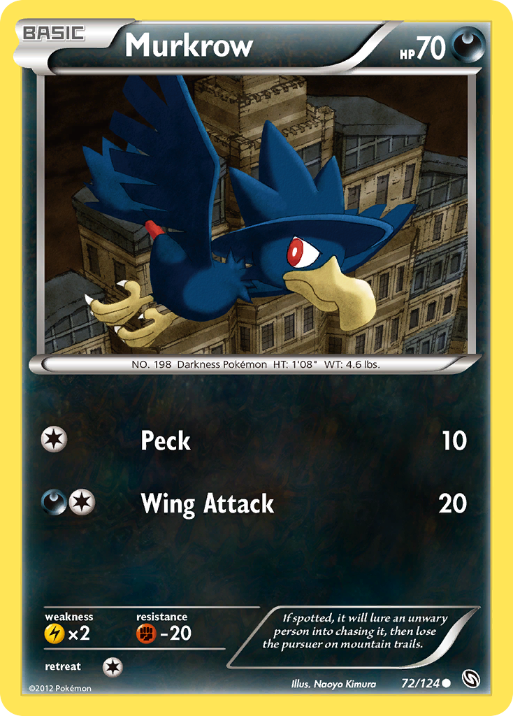 Murkrow (72/124) [Black & White: Dragons Exalted] | Play N Trade Winnipeg