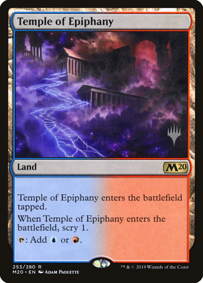 Temple of Epiphany (Promo Pack) [Core Set 2020 Promos] | Play N Trade Winnipeg