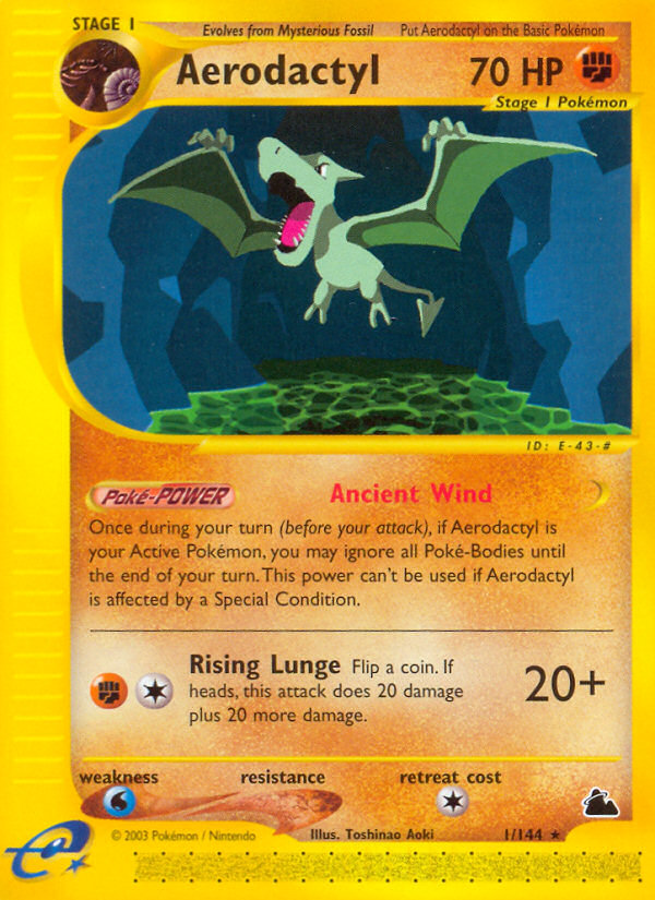 Aerodactyl (1/144) [Skyridge] | Play N Trade Winnipeg