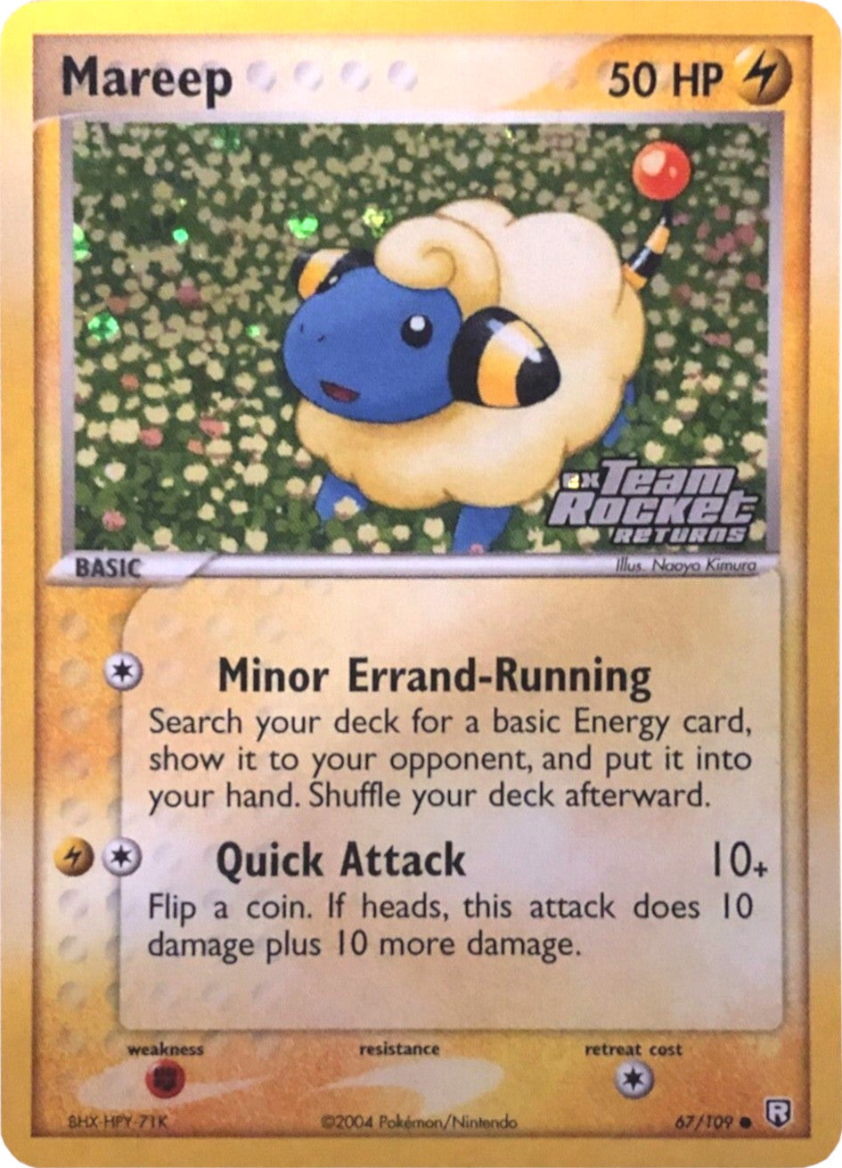 Mareep (67/109) (Stamped) [EX: Team Rocket Returns] | Play N Trade Winnipeg