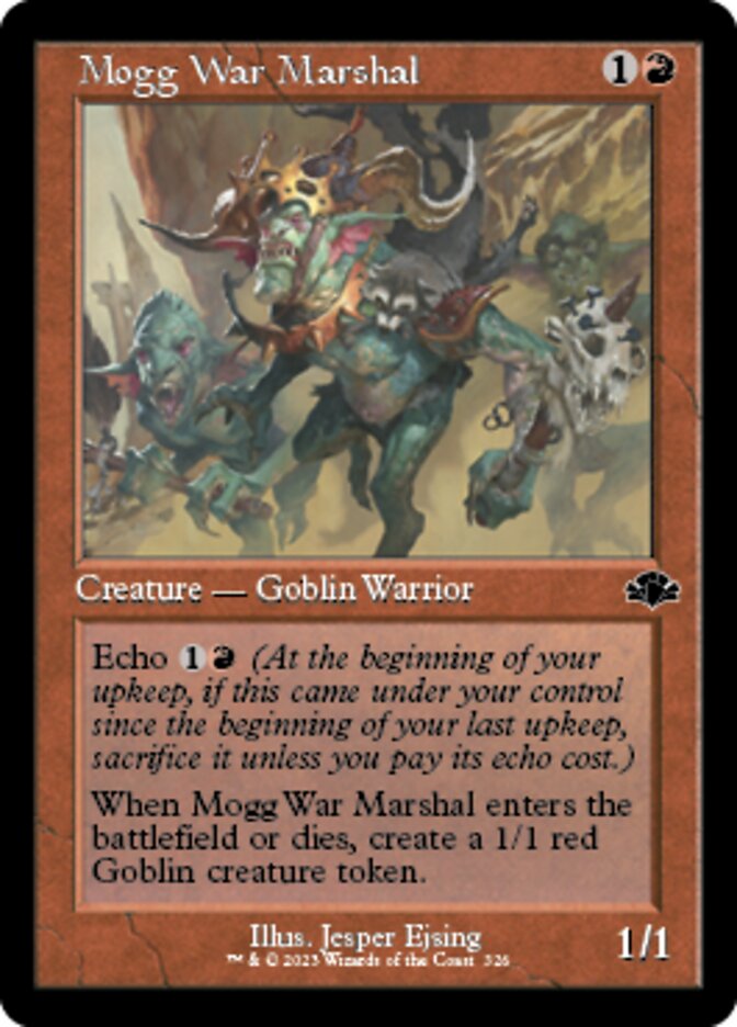 Mogg War Marshal (Retro) [Dominaria Remastered] | Play N Trade Winnipeg